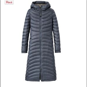 LL BEAN LONG DOWN COAT with 850 Down Filling
